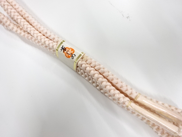 未使用品　正絹　手組帯締め